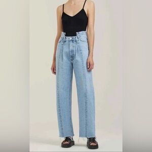 Agolde Pieced Angle Jeans size 25 waist 13.5-14”